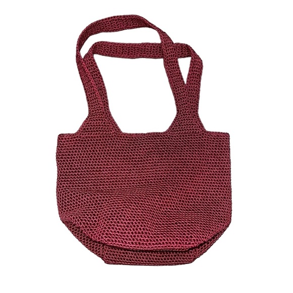 The Sak Red Knitted Small Shoulder Purse - Picture 1 of 6